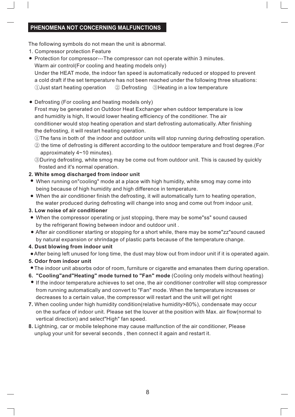 页 10 | Campomatic AC50MF User Manual | Page 10 / 13
