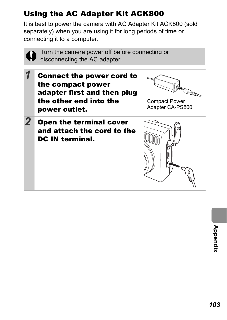 Canon A560 User Manual | Page 105 / 127