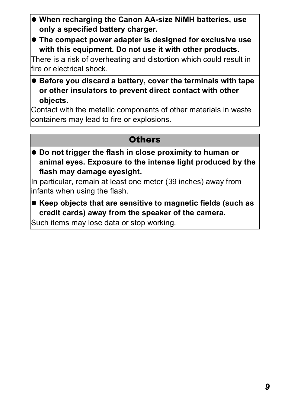 Canon A560 User Manual | Page 11 / 127