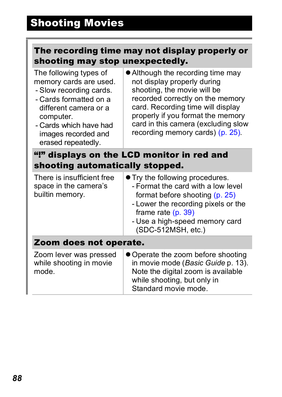 Shooting movies | Canon A560 User Manual | Page 90 / 127