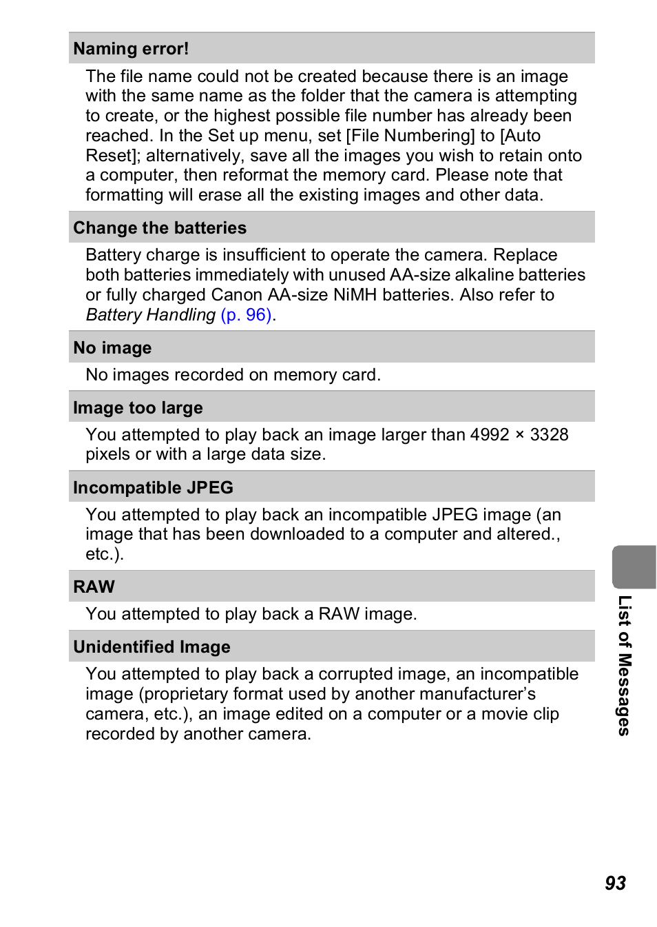 Canon A560 User Manual | Page 95 / 127