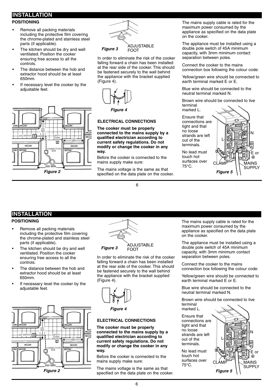 Installation | Campomatic C64EWR User Manual | Page 6 / 12