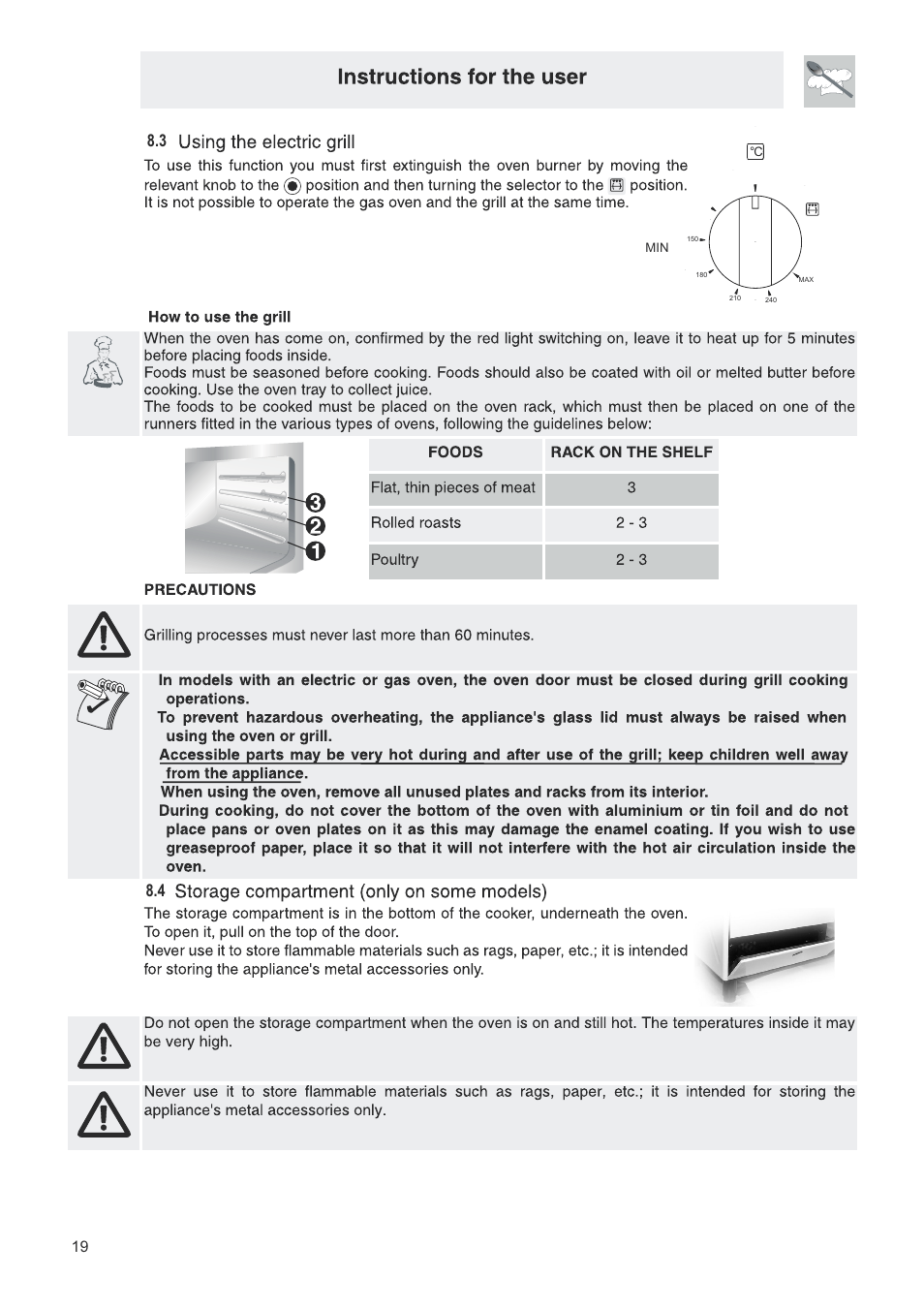 页 20 | Campomatic C965XRS User Manual | Page 20 / 26