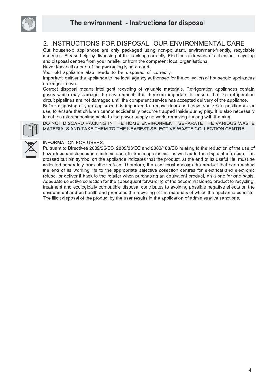 Campomatic C965XRS User Manual | Page 5 / 26