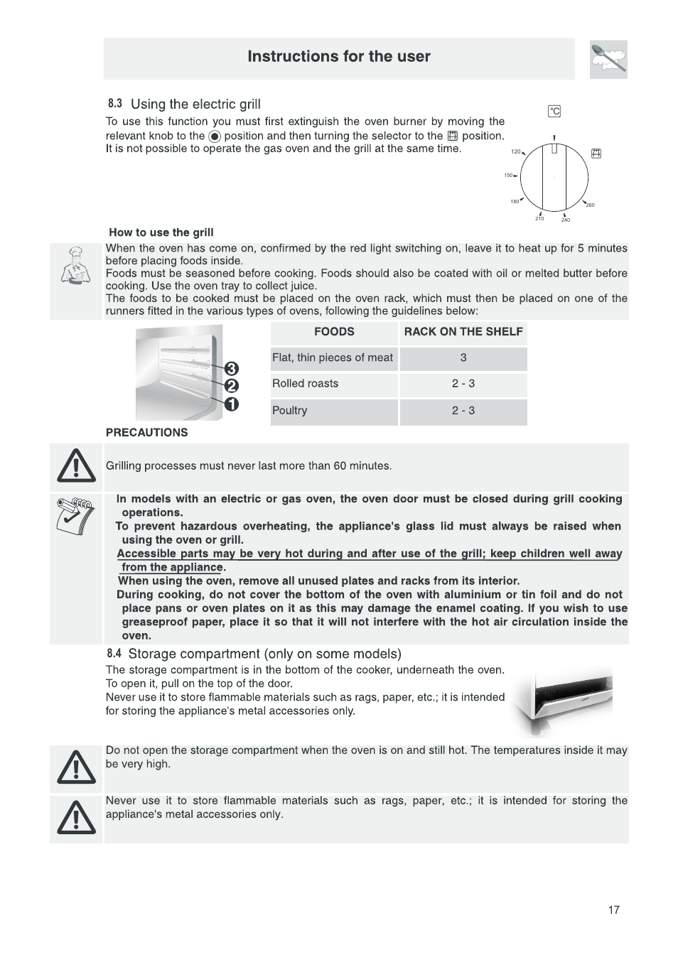 页 18 | Campomatic CB95W User Manual | Page 18 / 22