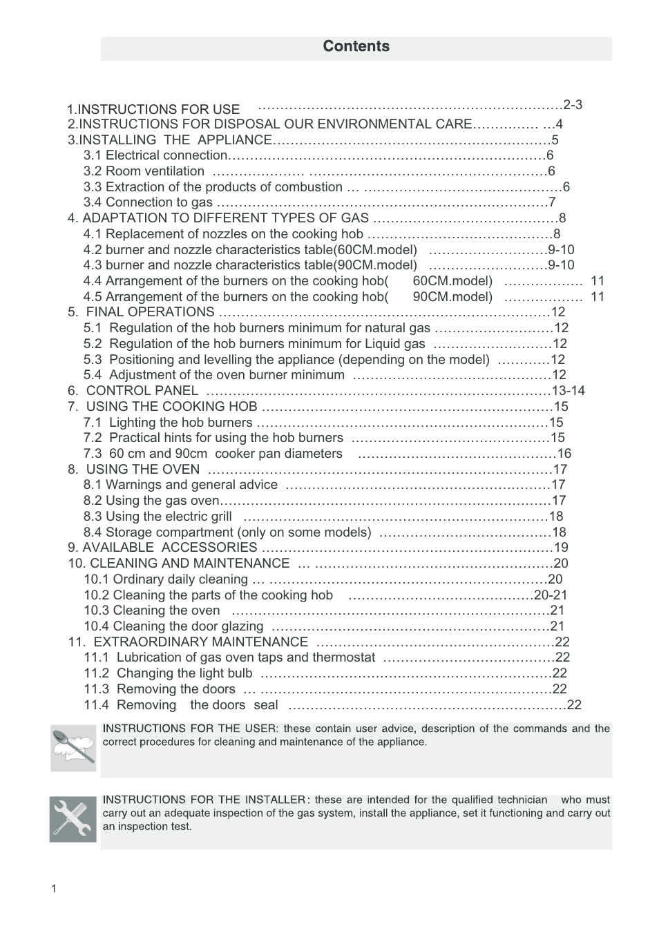 Campomatic CB95W User Manual | Page 2 / 22