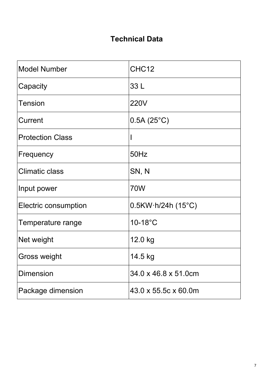 Campomatic CHC12 User Manual | Page 8 / 9