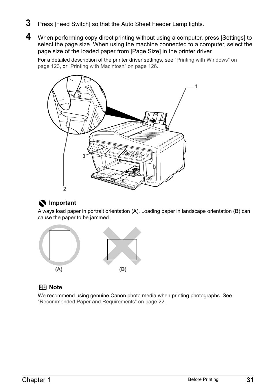 Canon PIXMA MP830 User Manual | Page 33 / 222