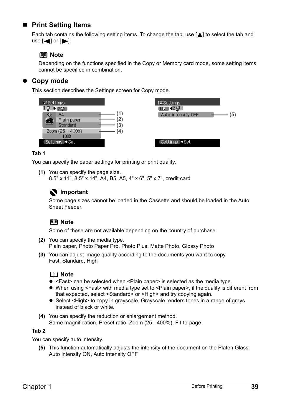 Canon PIXMA MP830 User Manual | Page 41 / 222