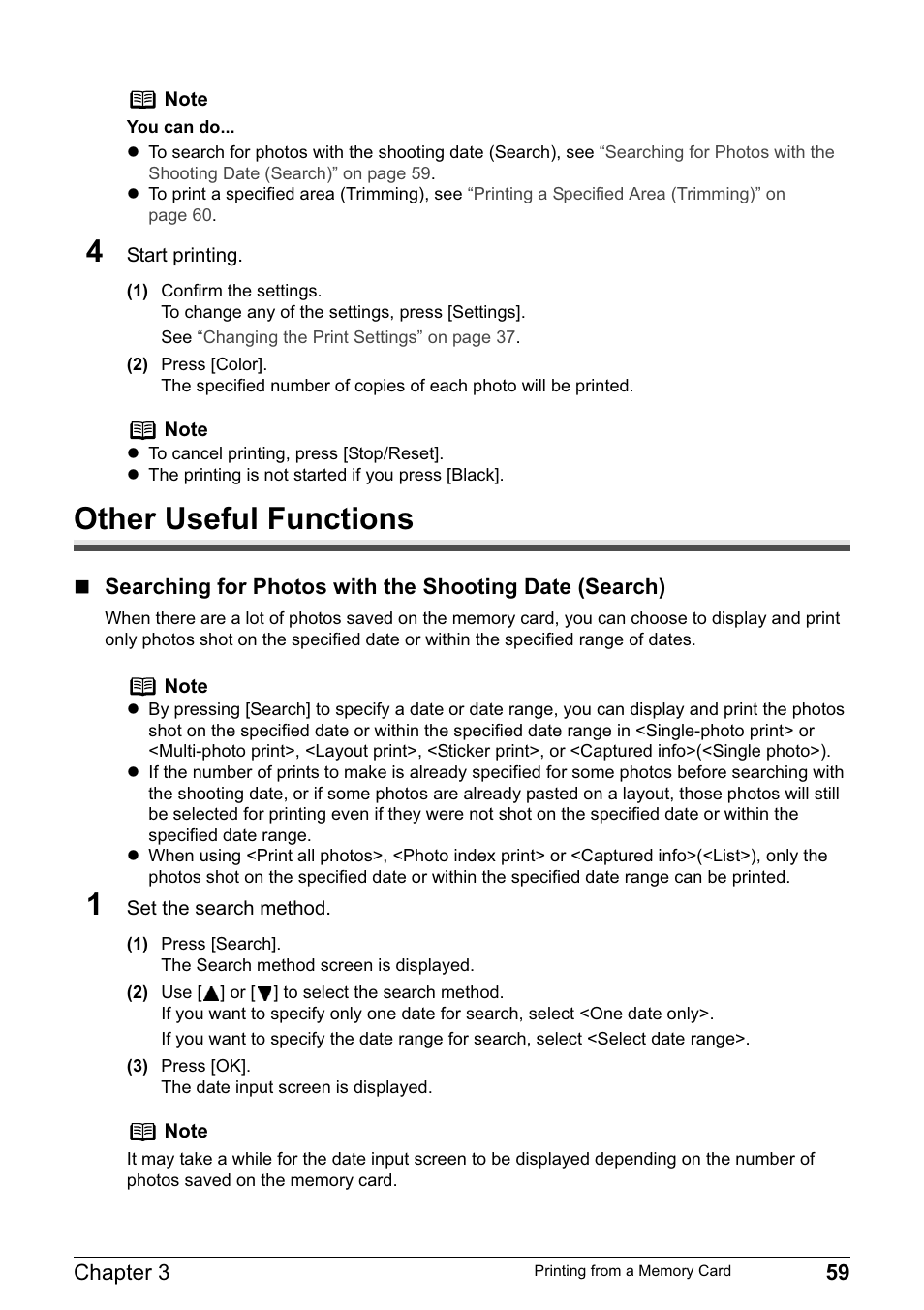 Other useful functions | Canon PIXMA MP830 User Manual | Page 61 / 222