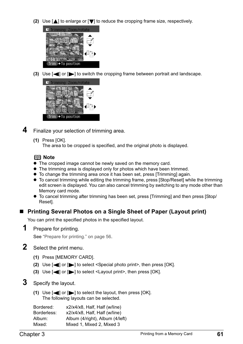 Canon PIXMA MP830 User Manual | Page 63 / 222