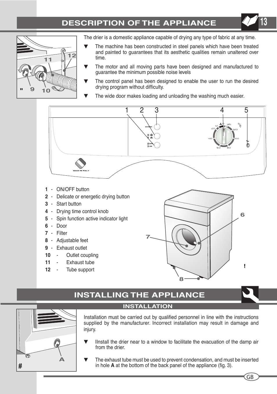 Campomatic D862L User Manual | Page 13 / 28