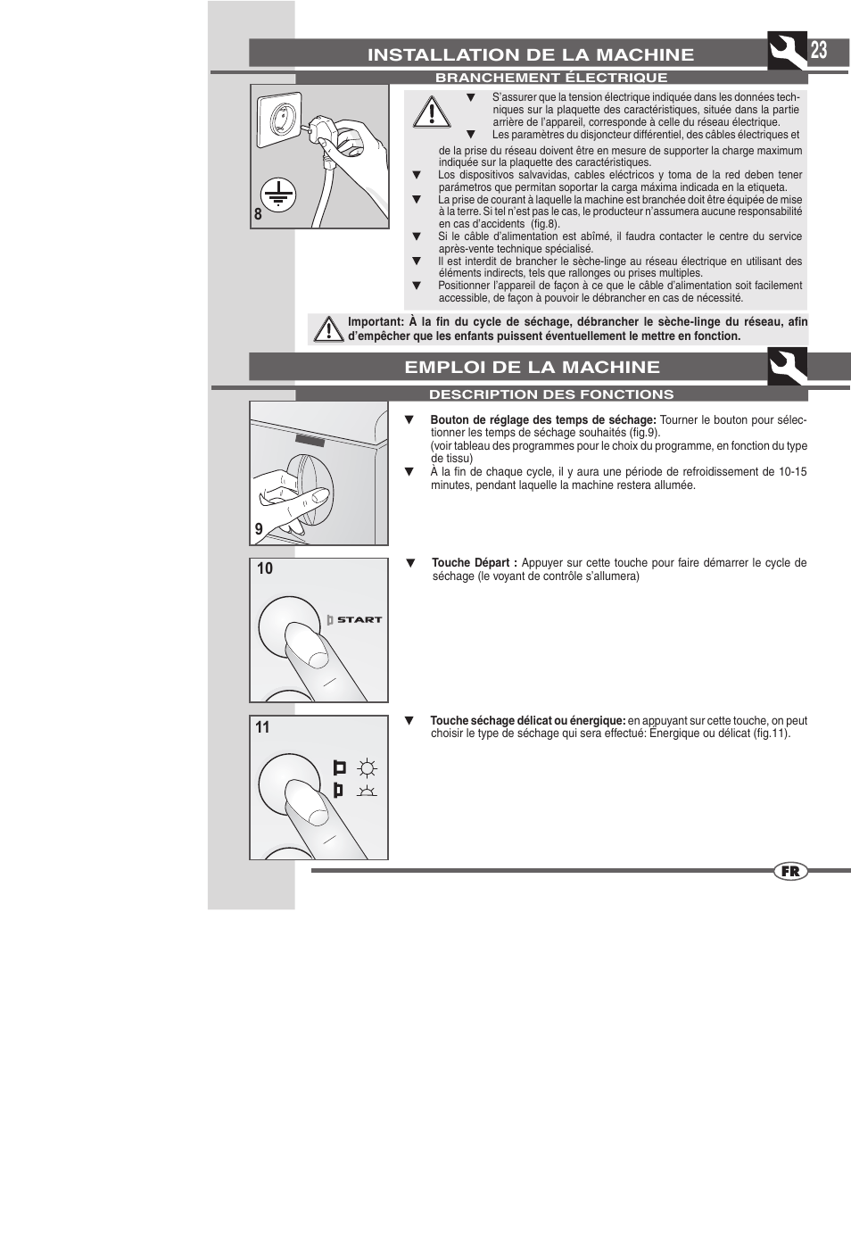 Campomatic D862L User Manual | Page 23 / 28