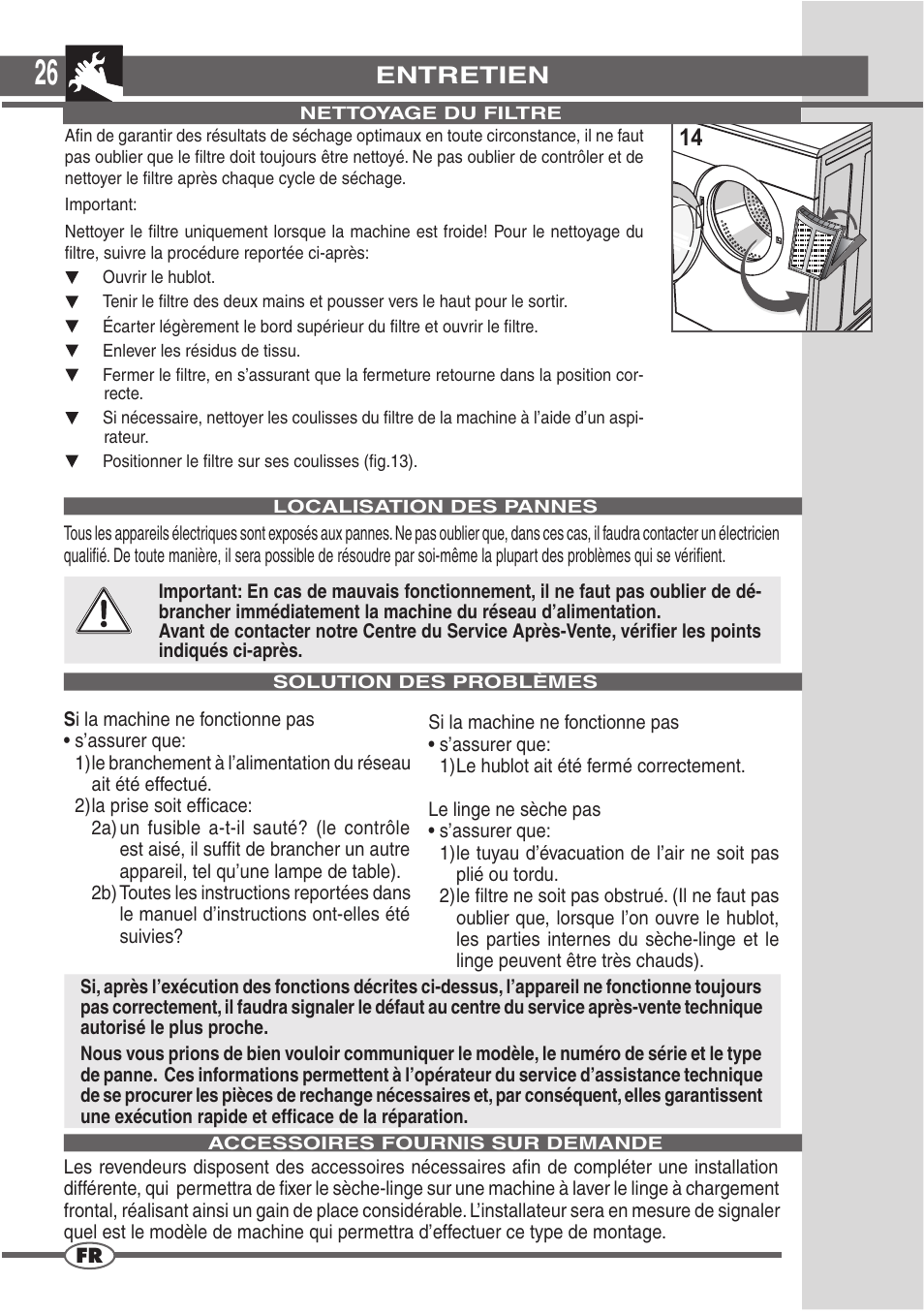 Campomatic D862L User Manual | Page 26 / 28