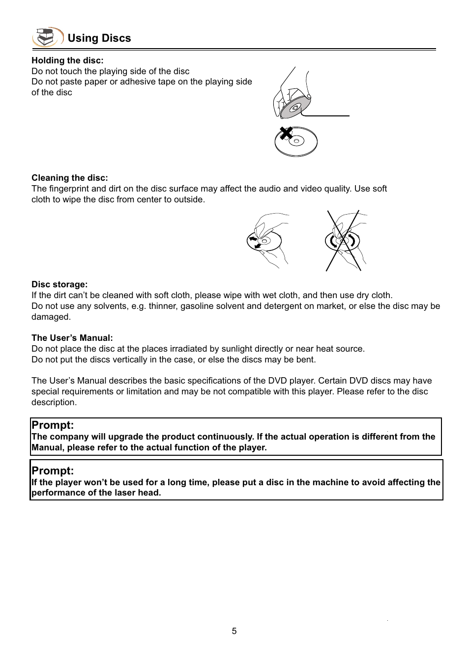 Campomatic DVD5030B User Manual | Page 7 / 34