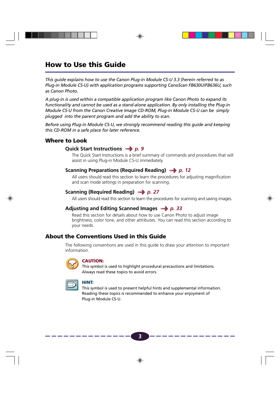 How to use this guide | Canon FB630U/FB636U User Manual | Page 3 / 62