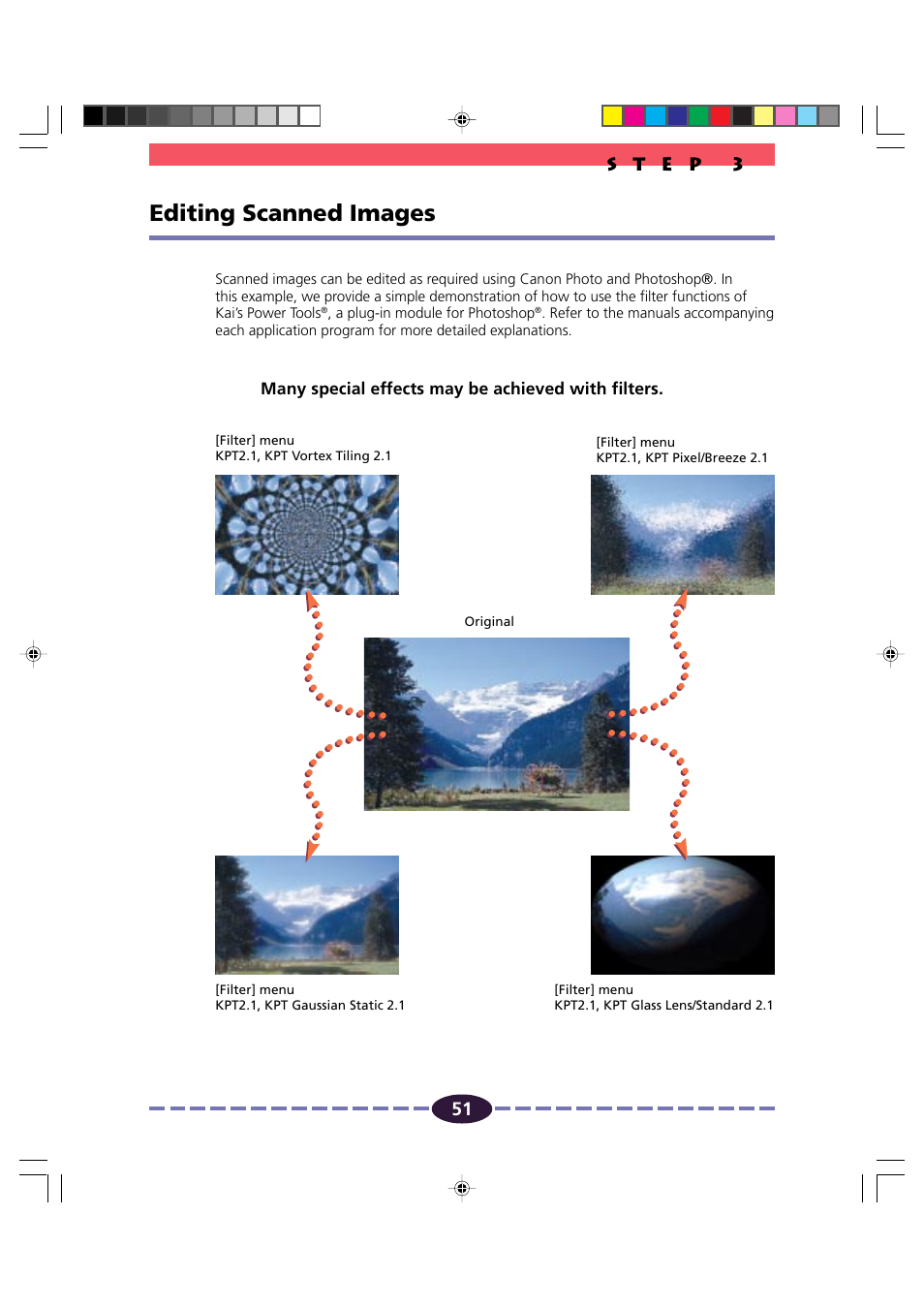Editing scanned images, P. 51 | Canon FB630U/FB636U User Manual | Page 51 / 62