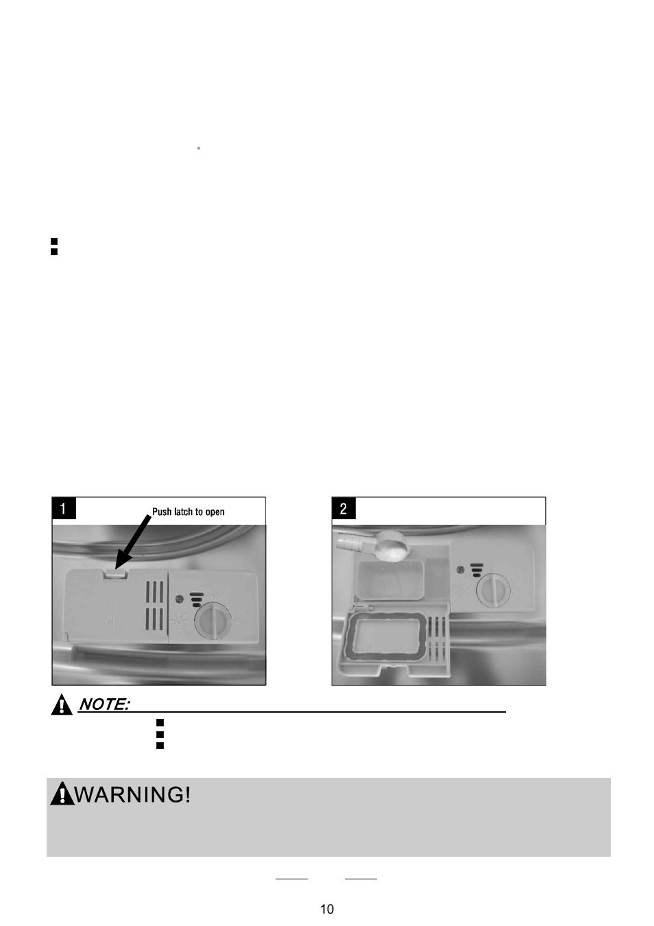 Amount of detergent to use, Detergents | Campomatic DW911ES User Manual | Page 12 / 99