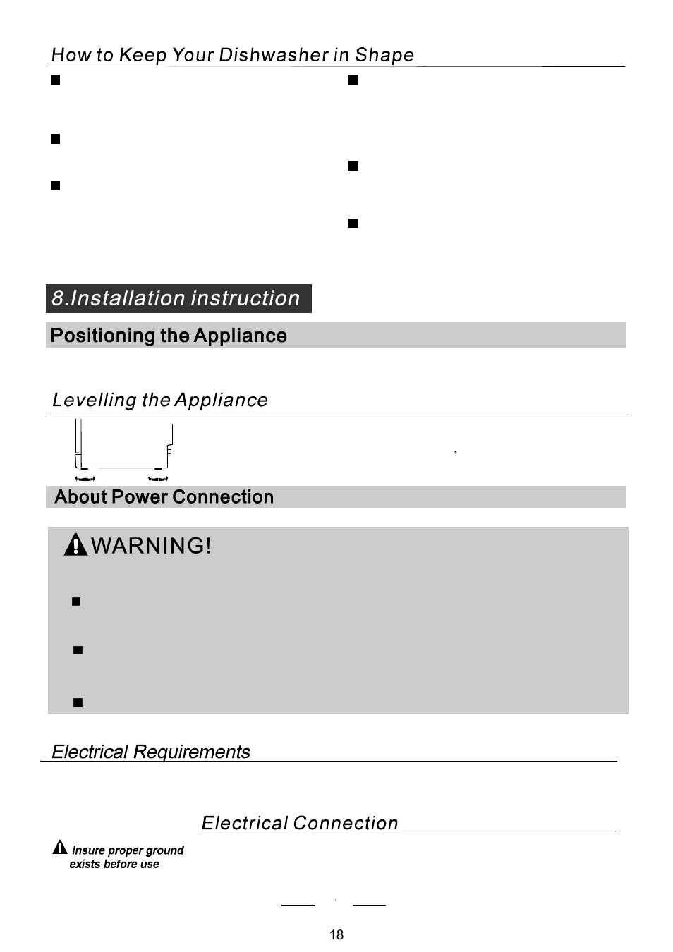 Campomatic DW911ES User Manual | Page 20 / 99