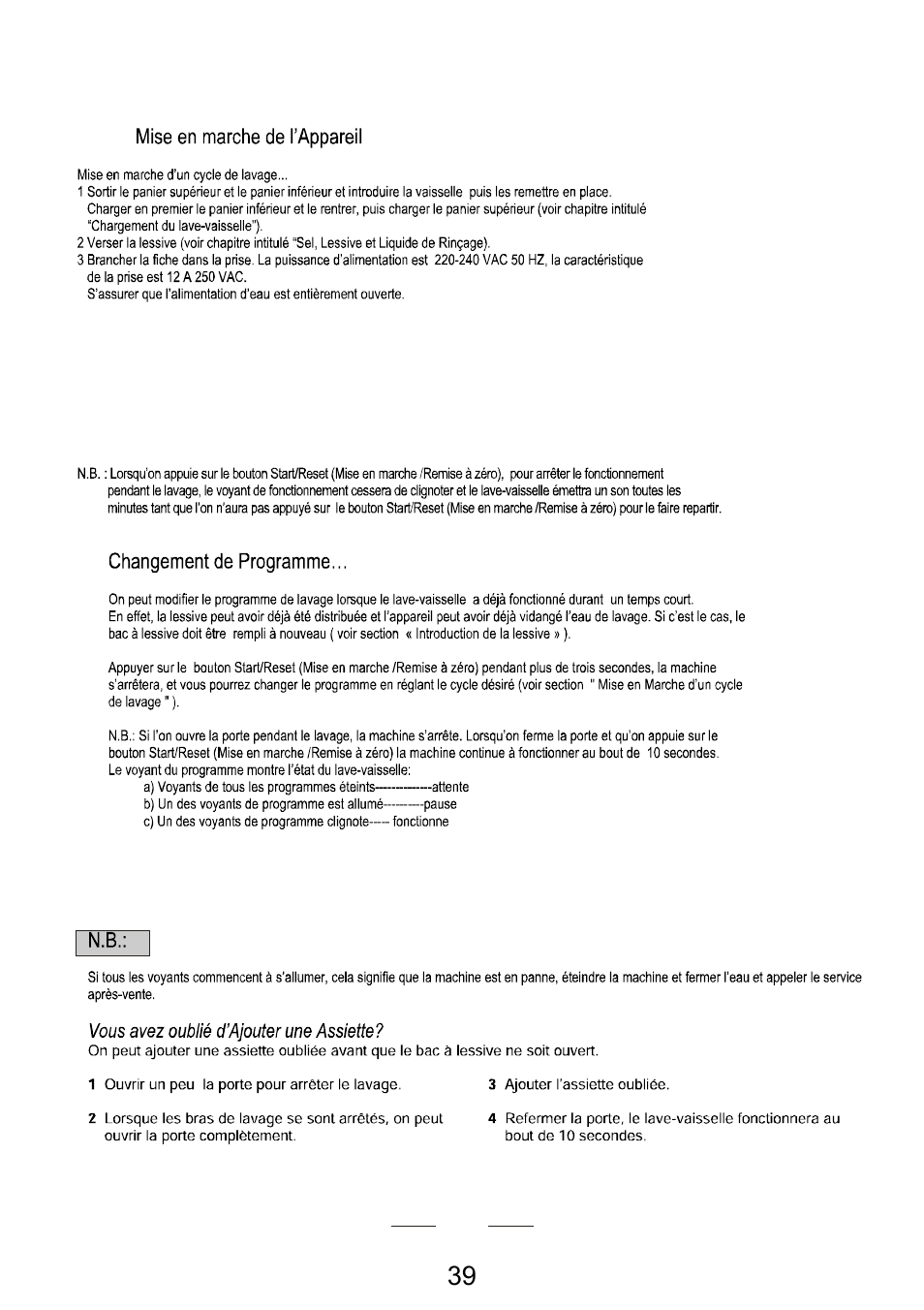 Campomatic DW911ES User Manual | Page 41 / 99