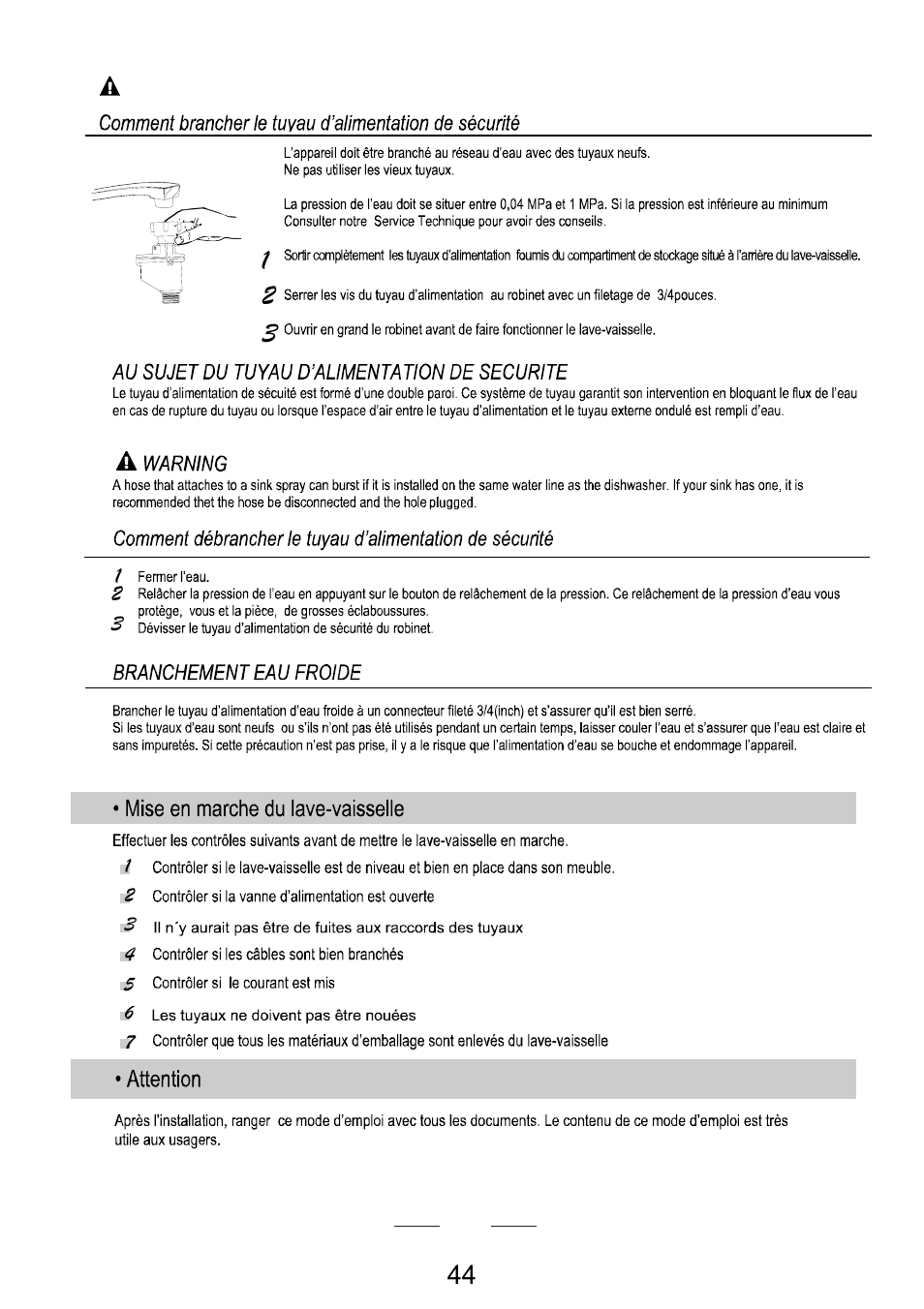 Campomatic DW911ES User Manual | Page 46 / 99