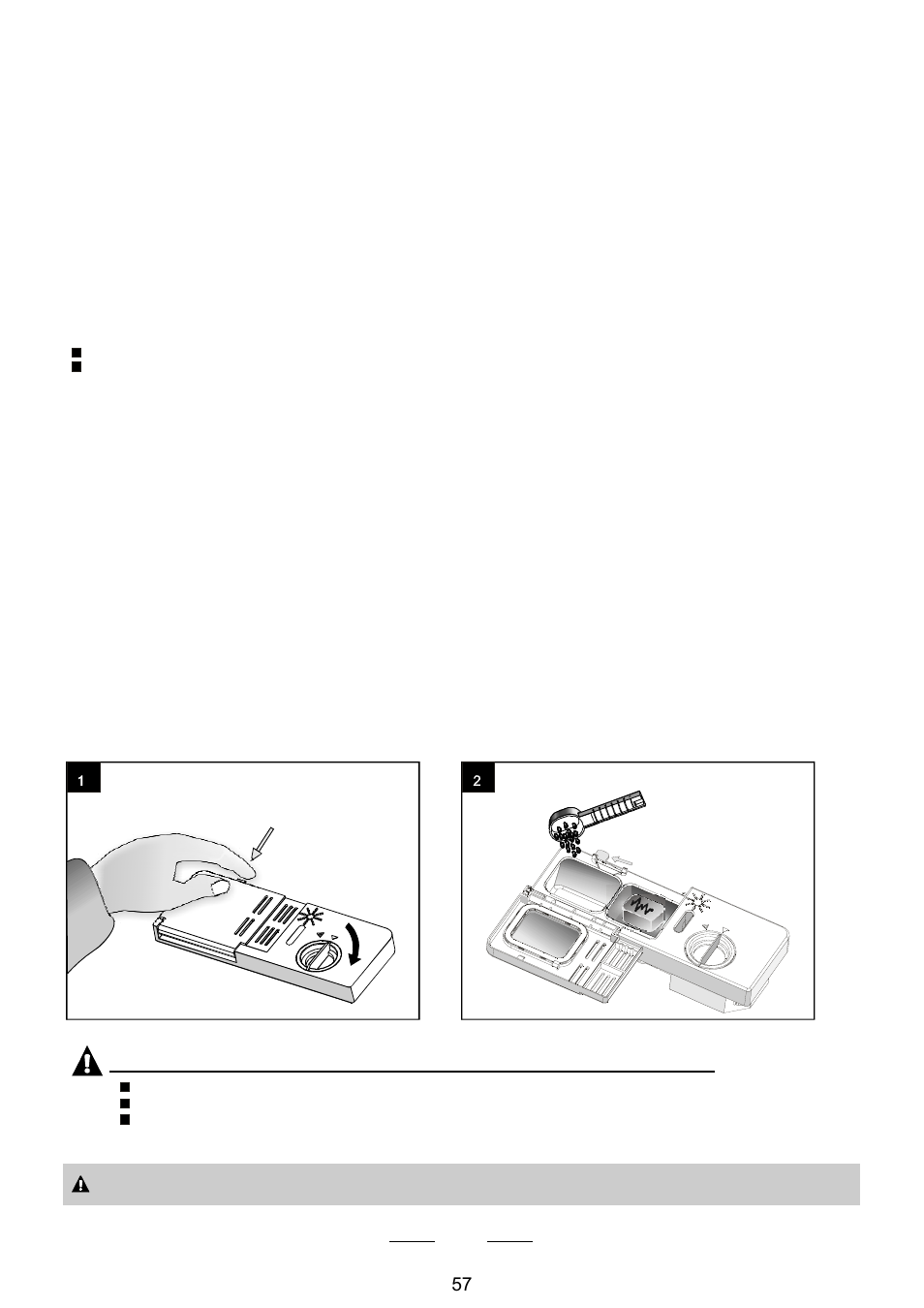 Detersivi, Detersivi concentrati, Detersivi in pastiglie | Distributore del detersivo, Quantità di detersivo da utilizzare | Campomatic DW911ES User Manual | Page 59 / 99