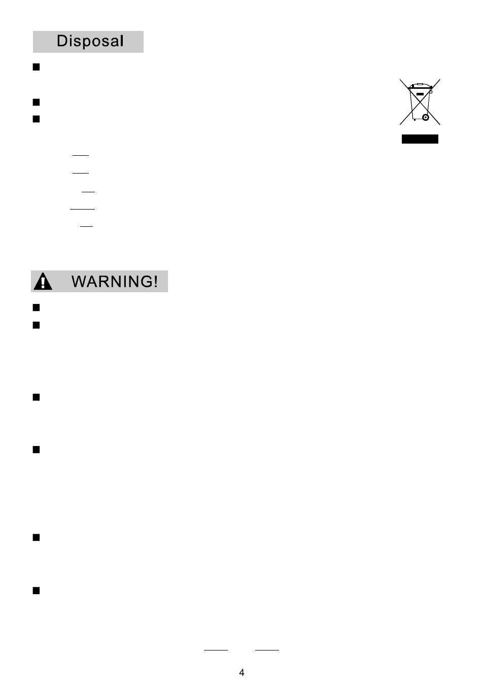 Campomatic DW911ES User Manual | Page 6 / 99