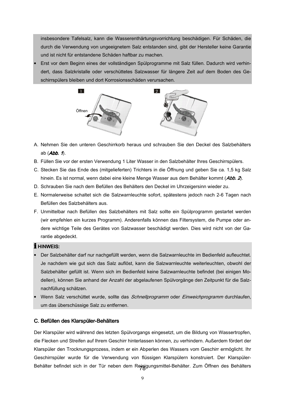 Campomatic DW911ES User Manual | Page 80 / 99