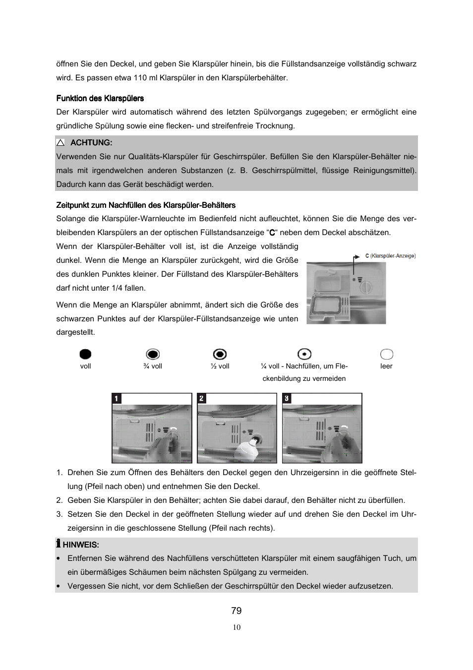 Campomatic DW911ES User Manual | Page 81 / 99