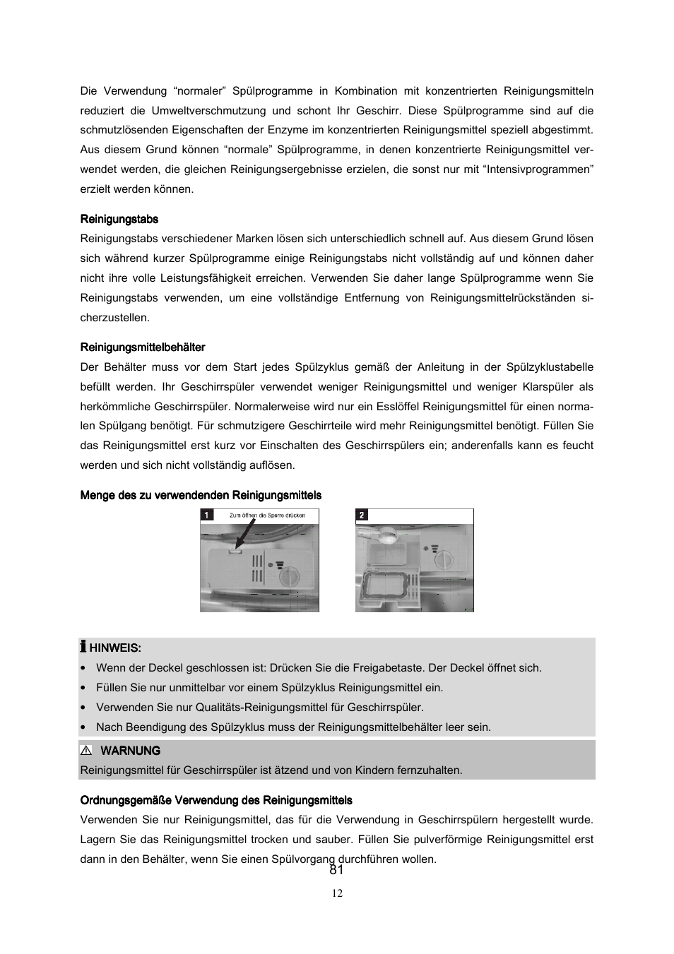 Campomatic DW911ES User Manual | Page 83 / 99