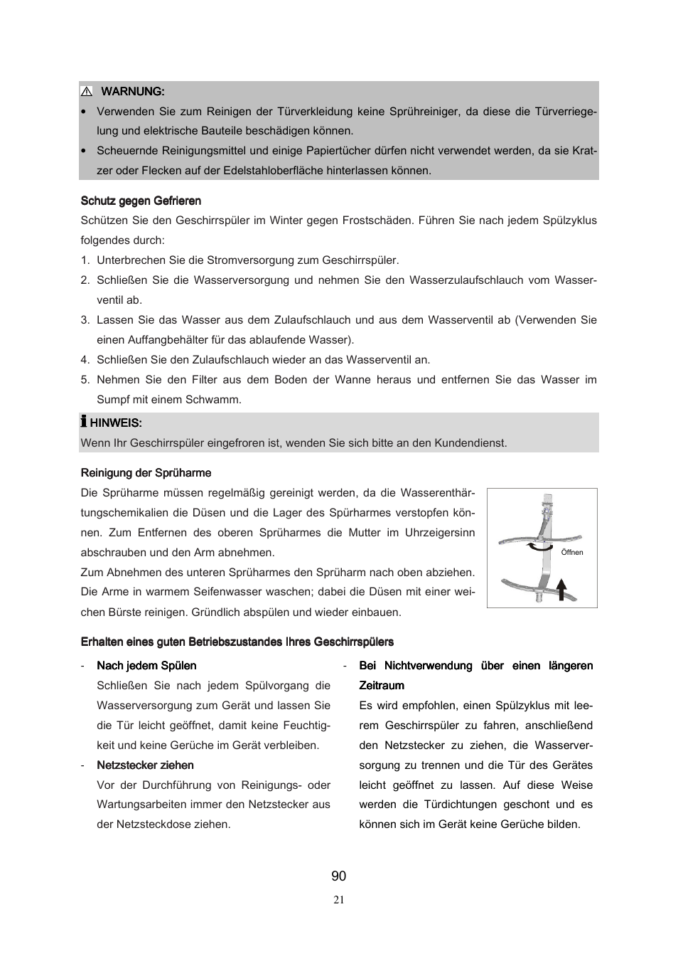 Campomatic DW911ES User Manual | Page 92 / 99