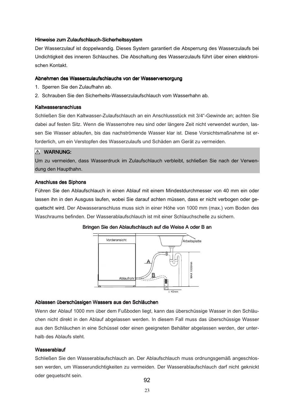 Campomatic DW911ES User Manual | Page 94 / 99