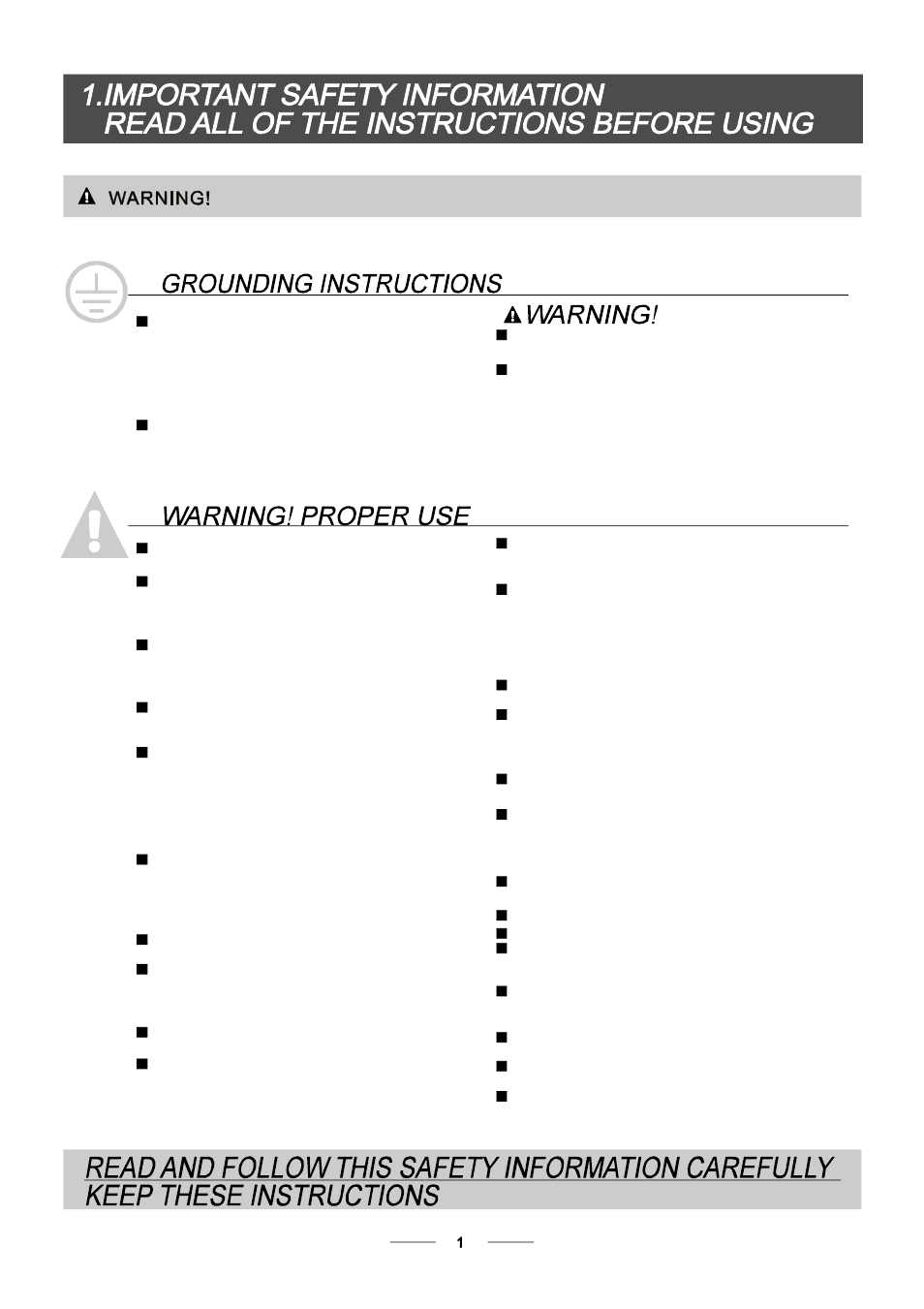 Campomatic DW924BI User Manual | Page 4 / 28