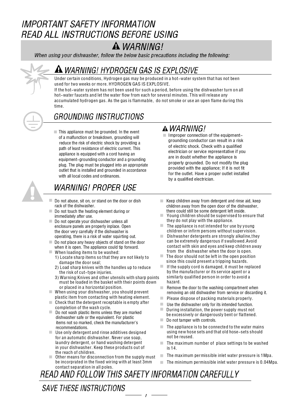 Campomatic DW999ES User Manual | Page 3 / 17