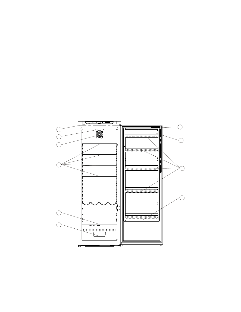 Ventilation requirements, Leveling, Description of the appliance | View of the appliance | Campomatic FR450N User Manual | Page 6 / 14