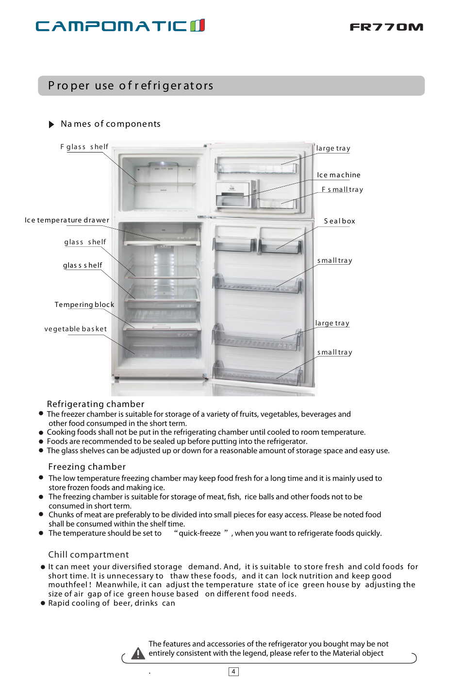 Ò³ãæ 7, Fr770m | Campomatic FR770M User Manual | Page 6 / 14