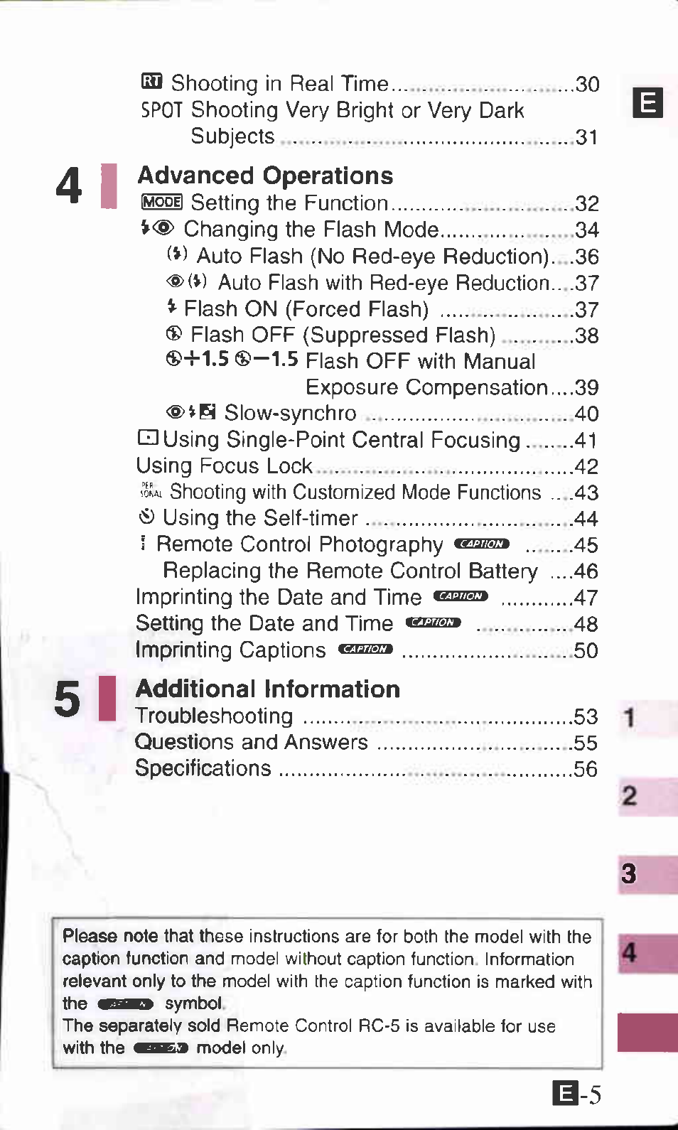 Canon Z90W User Manual | Page 5 / 59