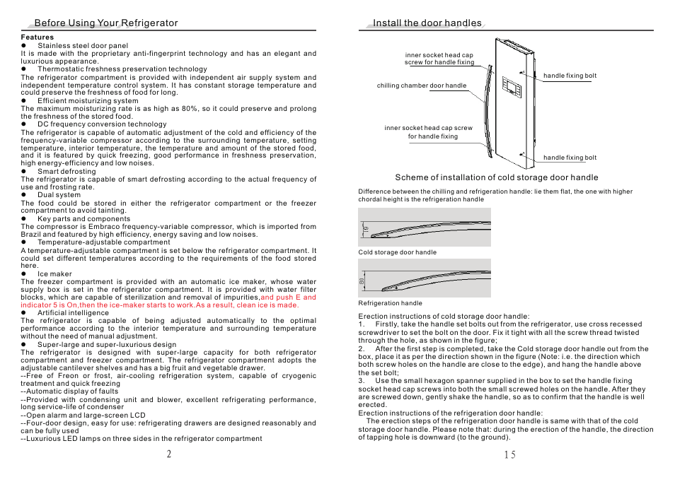 Campomatic FRF254SS User Manual | Page 4 / 10