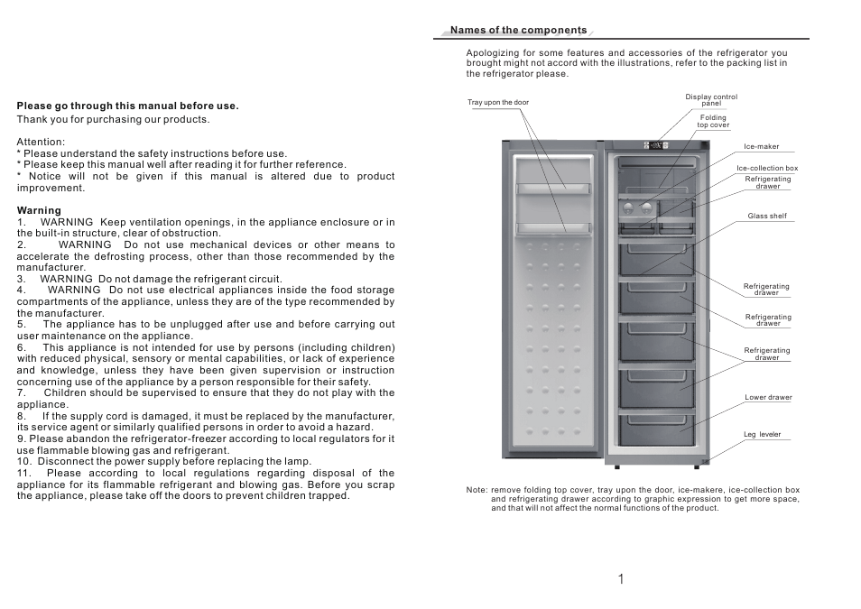 Campomatic FRZ505N User Manual | Page 2 / 10