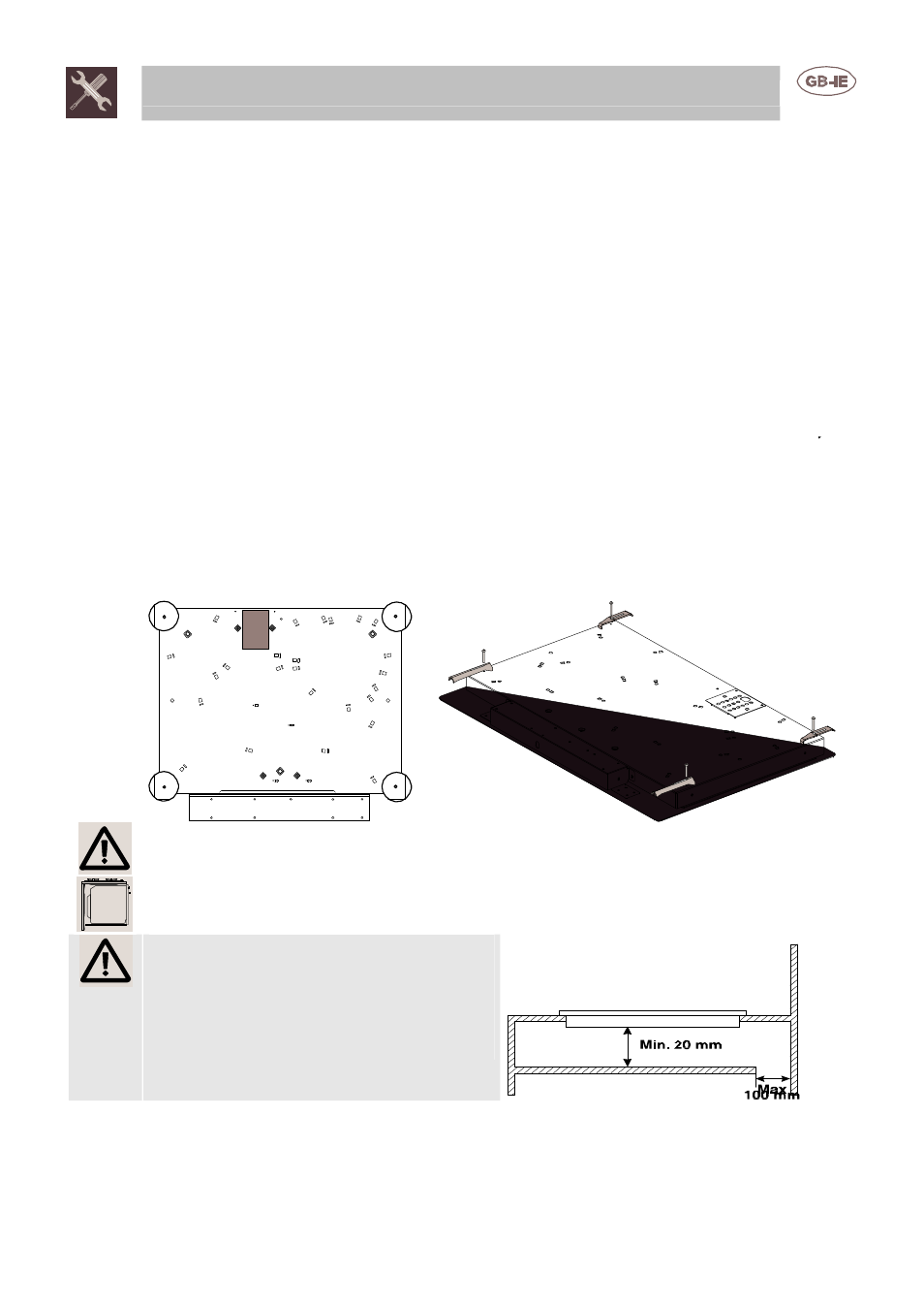 Instructions for the installer | Campomatic Hobs Vetro V Series User Manual | Page 17 / 18