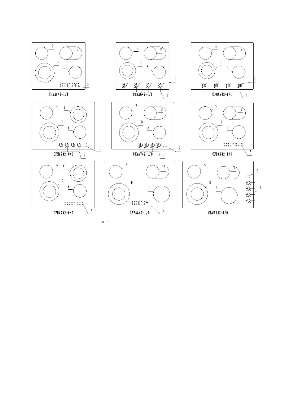 Campomatic Hobs Vetro V Series User Manual | Page 7 / 18