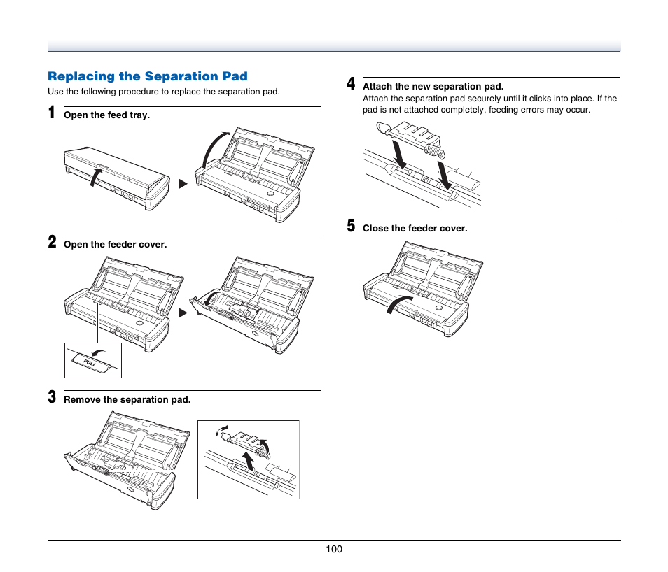 Canon Image Formula P-215 User Manual | Page 100 / 116