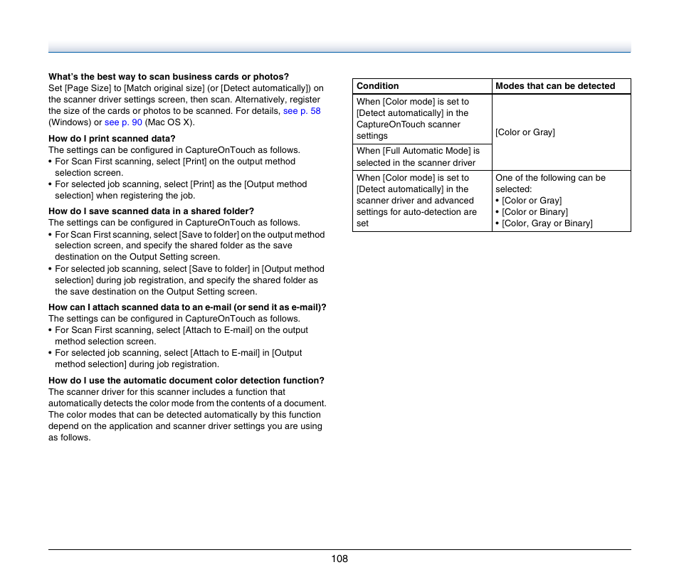 Canon Image Formula P-215 User Manual | Page 108 / 116