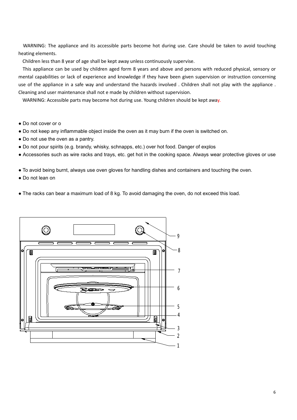 Get to know your oven, Before installation | Campomatic KOC45BI User Manual | Page 7 / 20