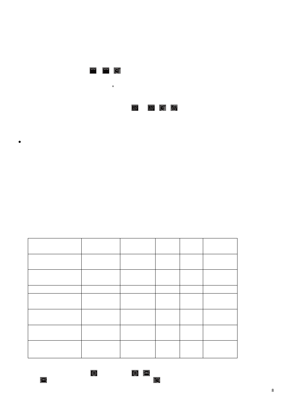 Microwave power, 1000/800/600/400/200/0w, Press pt1 again to reset cooking time | 6 pizza function | Campomatic KOC45BI User Manual | Page 9 / 20