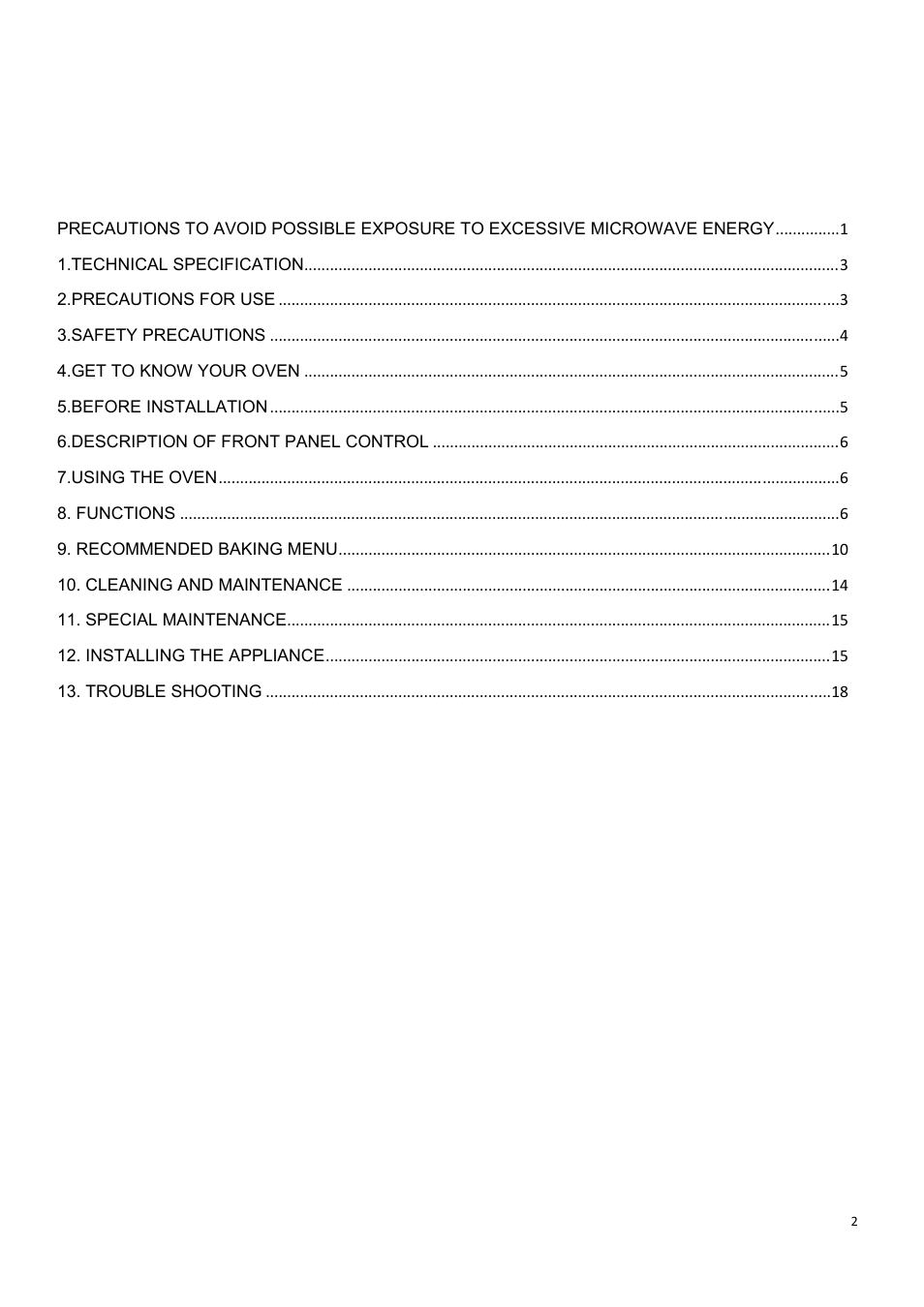 Campomatic KOCVBI User Manual | Page 3 / 19