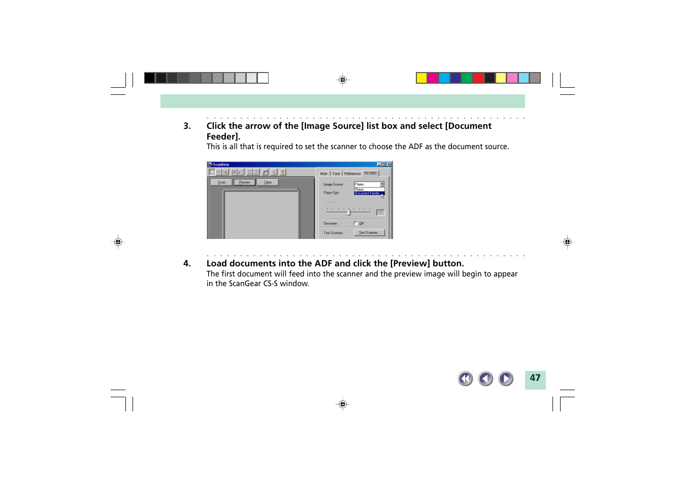 Canon FB1200S User Manual | Page 47 / 82