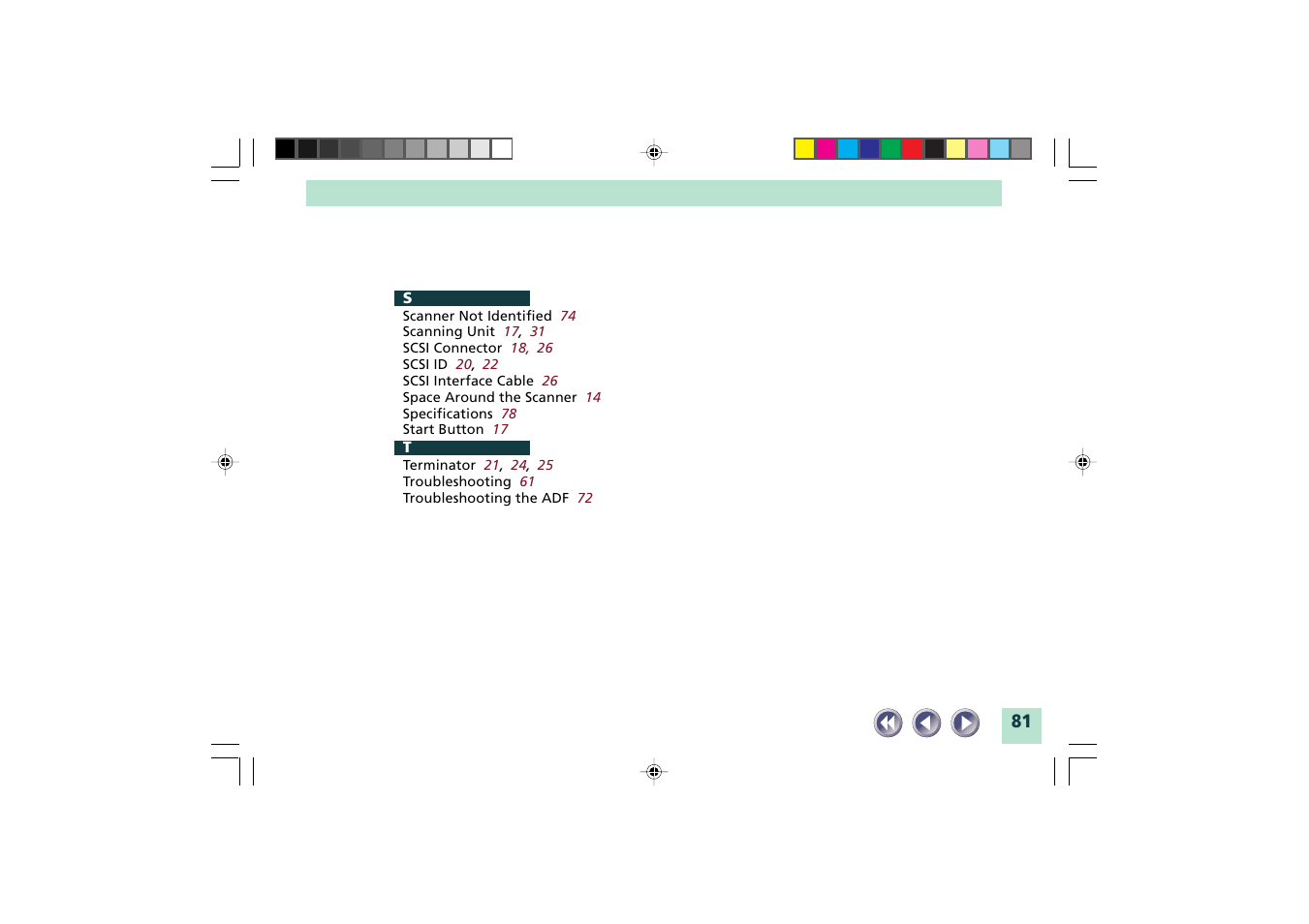 Canon FB1200S User Manual | Page 81 / 82