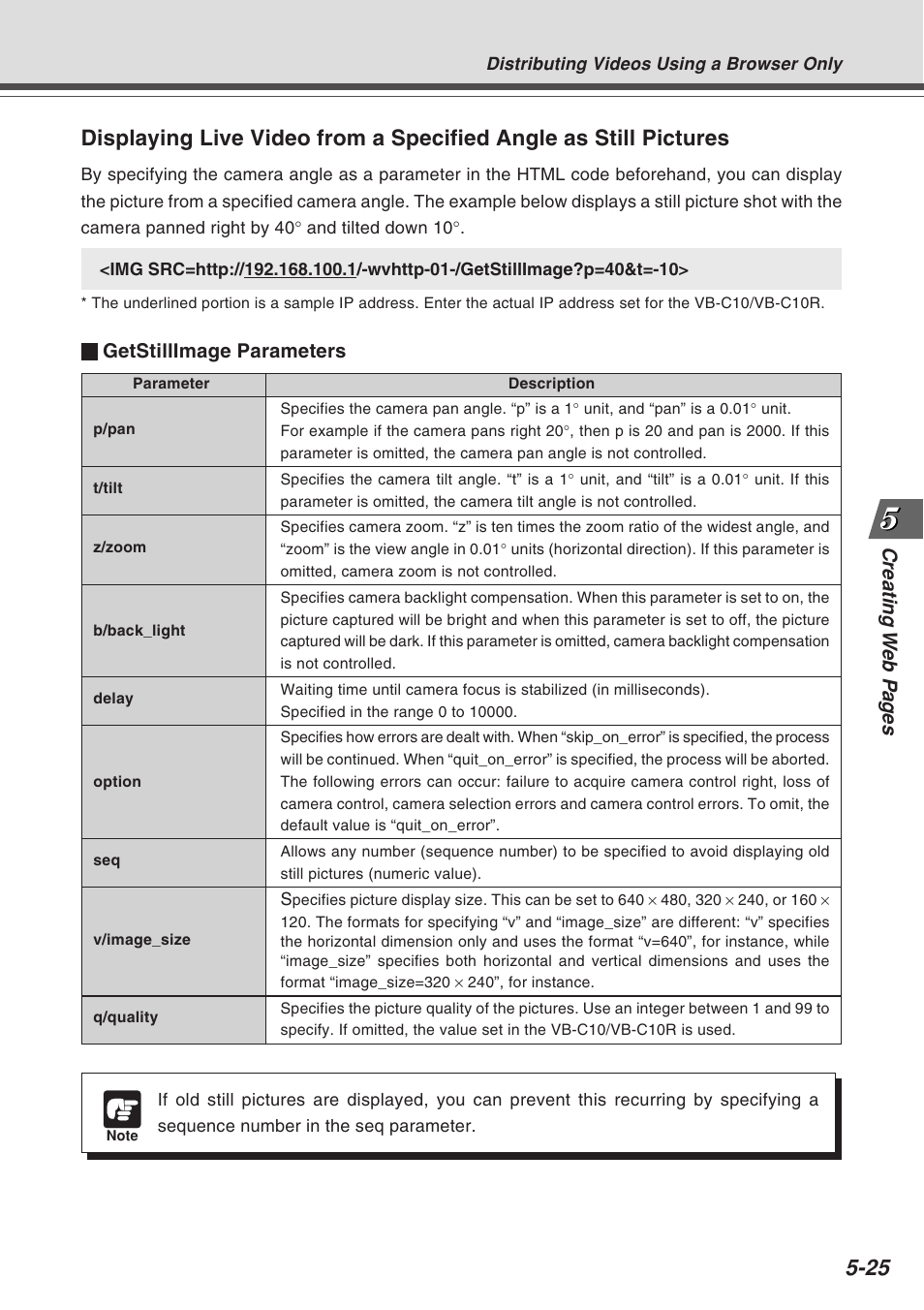 Getstillimage parameters | Canon VB-C10R User Manual | Page 103 / 138