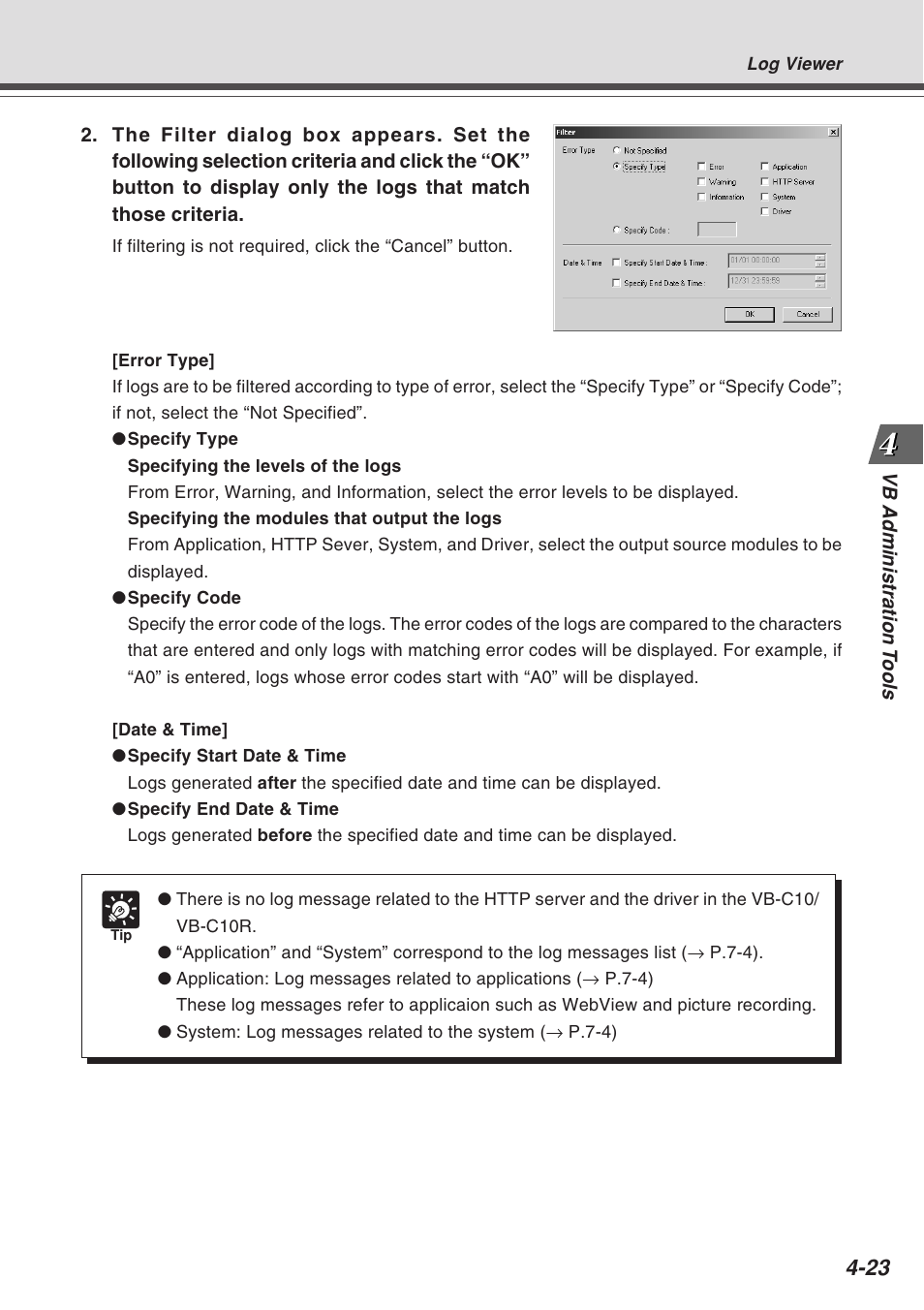 Canon VB-C10R User Manual | Page 75 / 138
